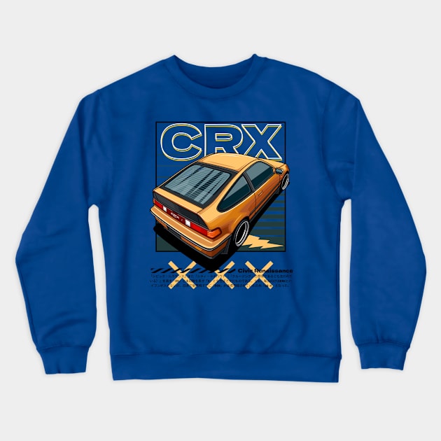 CRX Crewneck Sweatshirt by Rezall Revolution